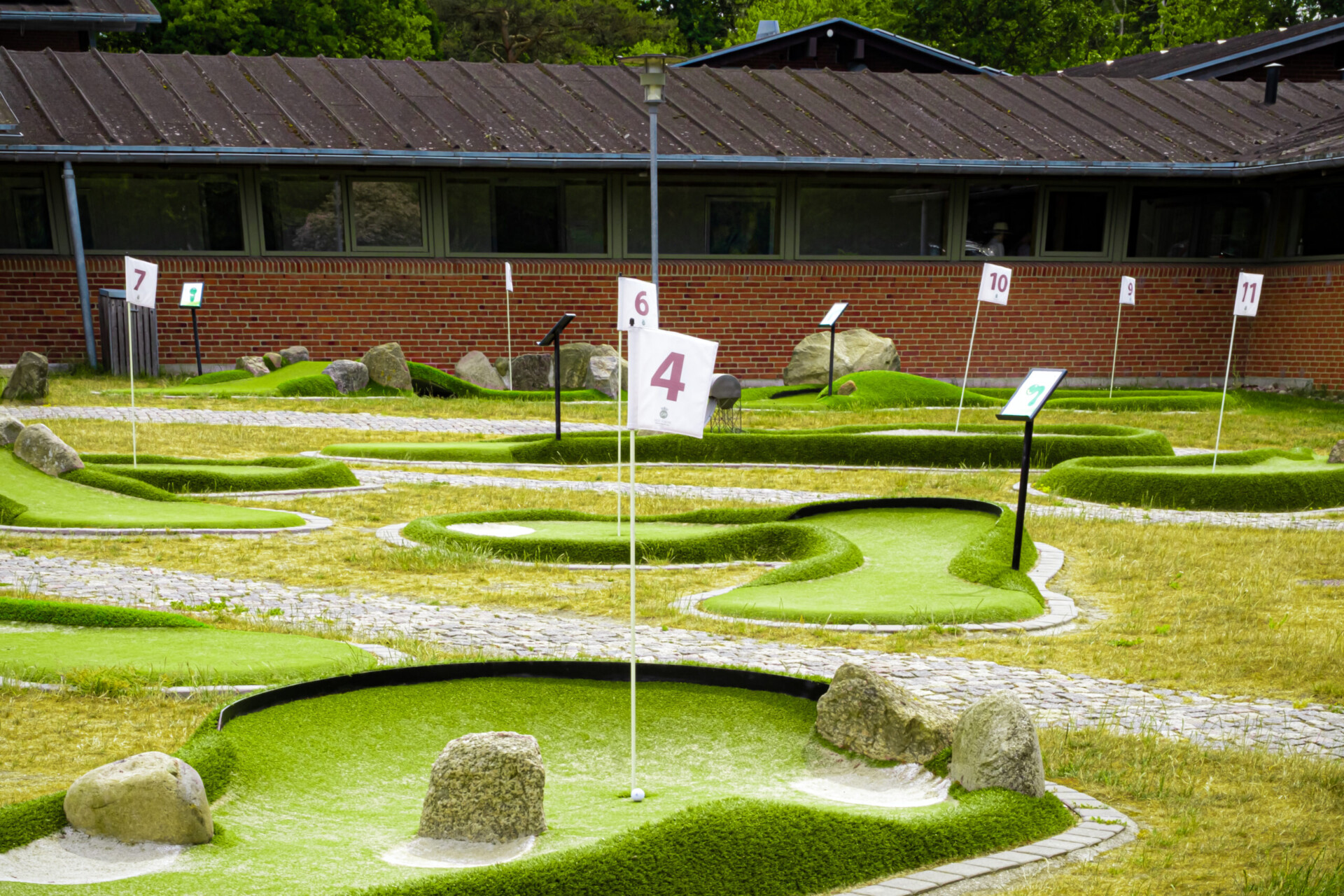 Minigolf hos Kysthusene